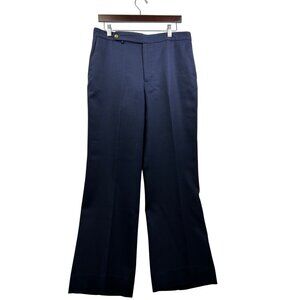 Lauren Ralph Lauren Navy Wool Dress Pants Size 12 | Classic Trousers Lined
